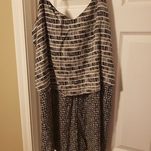 Patterned romper